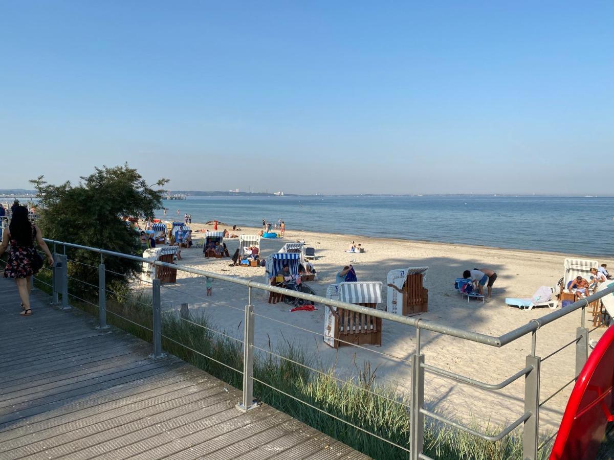 Studio Mit Panorama-Meerblick Und Direkter Strandlage In Scharbeutz Extérieur photo