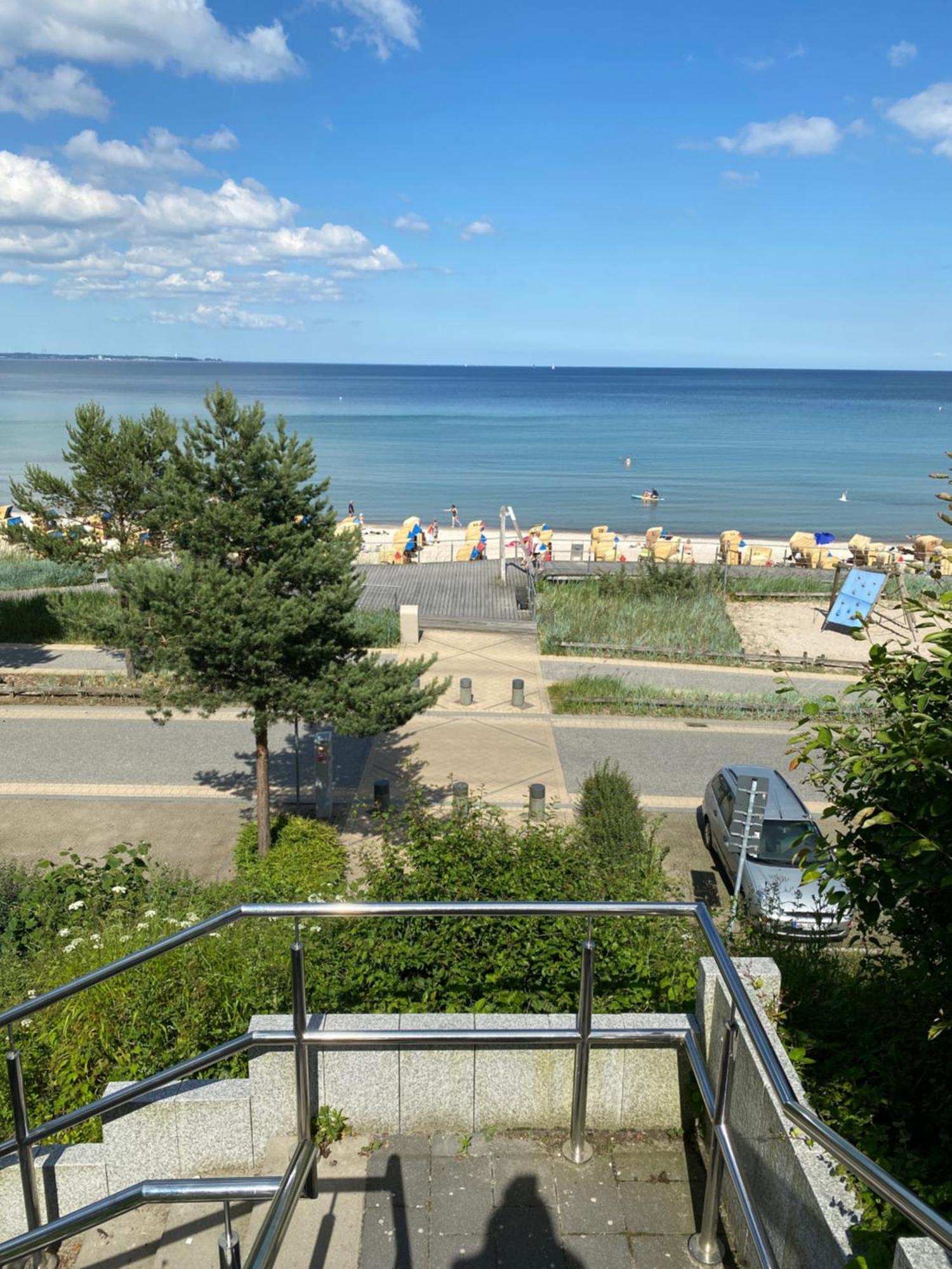 Studio Mit Panorama-Meerblick Und Direkter Strandlage In Scharbeutz Extérieur photo
